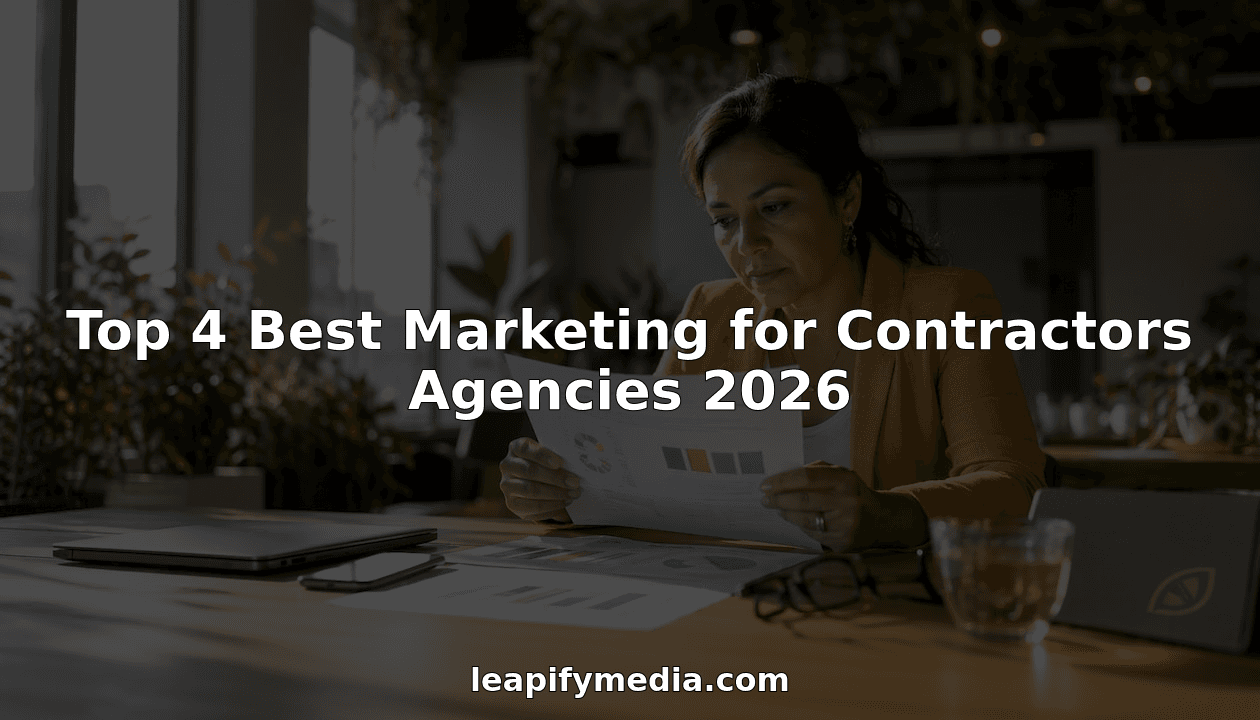 Top 4 Best Marketing for Contractors Agencies 2026